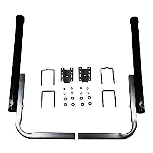 60 Inch Boat Trailer Post Guide-On - Black PVC Boxed Marker for Marine Trailers