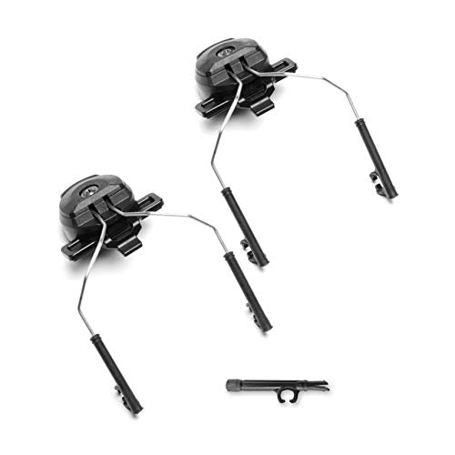 Helmet Adapter Kit for Peltor COMTAC Systems - Compatible with Team Wendy Exfil, SAR & Ski Helmets