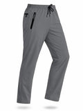 Men's Lightweight Quick Dry Athletic Joggers - Dark Gray, 34