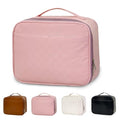 Pink PU Leather Lunch Bag for Women Men Reusable Insulated Cooler Tote