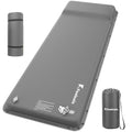 Feelnais Self-Inflating Sleeping Pad with Foot Pump - Grey, 76.8x25.6in, Lightweight Camping Mattress