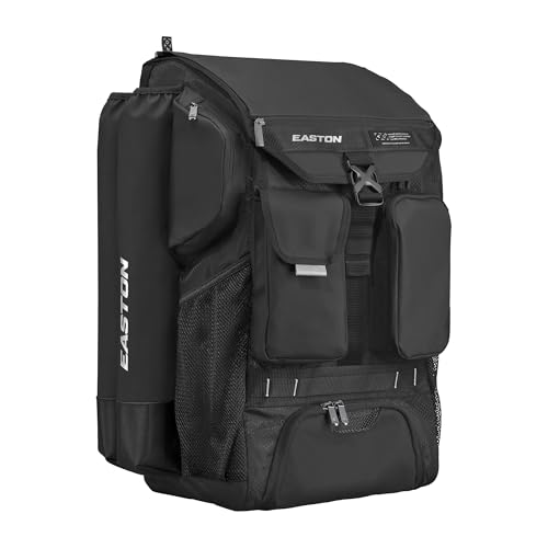Easton Five Tool Phenom Backpack Equipment Bag - Black Baseball & Softball Gear