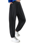 ASIMOON Womens Sweatpants Lightweight Loose Jogger Pants Drawstring Workout Running Lounge Pants with Pockets Grey