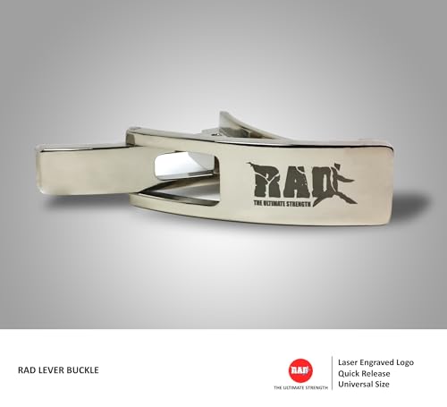 RAD Replacement Lever Buckle for Powerlifting Lever Belts and Weight Lifting Lever Belt (Chrome)