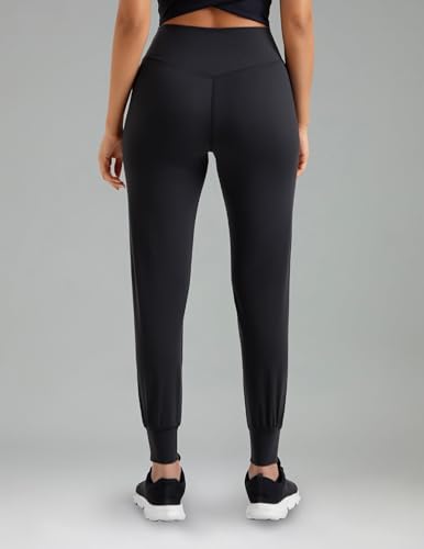 Colorfulkoala Women's Dreamlux High Waisted Jogger Pants Black Medium Variation