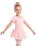 Girls Ballet Leotard with Sequin Tutu Dress Toddler Dance Outfit 4-5T - Ballet Pink