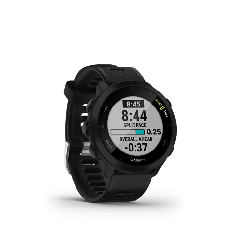 Garmin Forerunner 55 GPS Running Watch Black with Daily Workouts & Long Battery