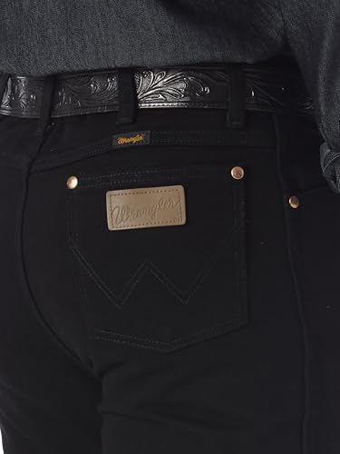 Wrangler Men's Cowboy Cut Slim Fit Jeans - 30W x 32L Shadow Black