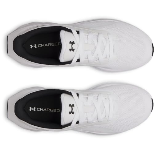 Under Armour Men's Charged Plus Ascend Running Shoes - White/White/Black, Size 11