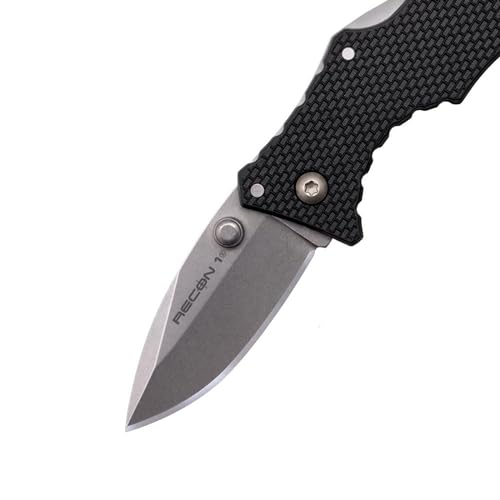Cold Steel Micro Recon 1 2 Inch Spear Point Tactical Folding Knife with 2.375 Inch Blade