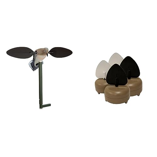 Voodoo Dove Spinning Wing Decoy Set - Realistic Motorized Dove Decoys for Hunting