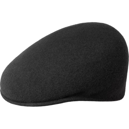 Kangol Wool 504 Flat Cap - Ivy Style Black