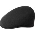 Kangol Wool 504 Flat Cap - Ivy Style Black