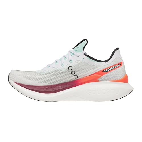 Saucony Endorphin Pro 5 Running Sneakers - White Crimson, Size 11
