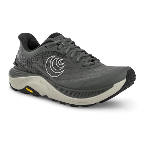 Topo Athletic Men's Ultraventure 4 Trail Running Shoes 10.5 Grey/Grey - Cushioned & Durable