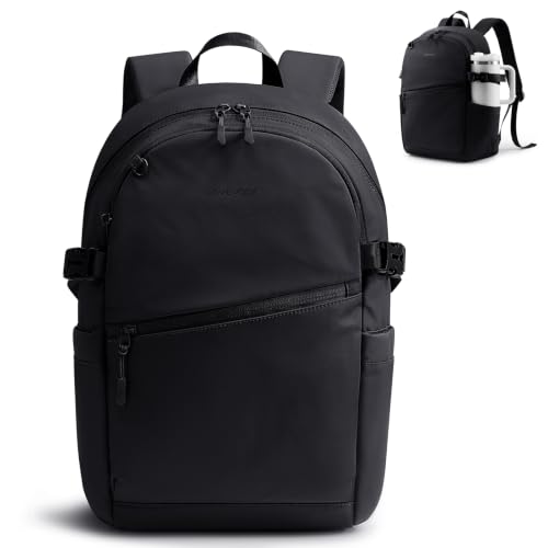 LOVEVOOK Large 17.3 Inch Unisex Casual Backpack Black - Durable College & Work Bag