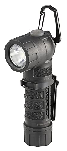 Black PolyTac 90X 500-Lumen Tactical Flashlight - Right Angle, Hands-Free