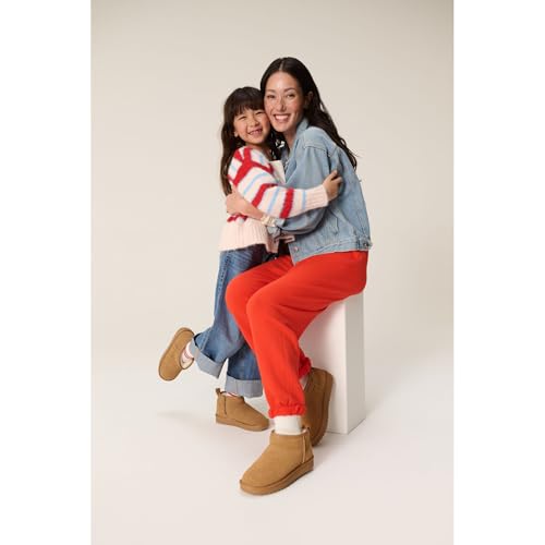 Project Cloud Chestnut Leather Fur-Lined Ankle Boots Women 7.5