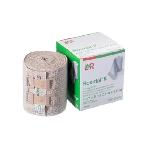Rosidal K Short Stretch Compression Bandage, 2.36" x 5.5 Yards, 1 Roll (Variation: 1 Roll / 2.36" x 5yds)