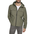 Levi's Men's Hooded Waterproof Arctic Cloth Rain Jacket - Medium, Sage Green