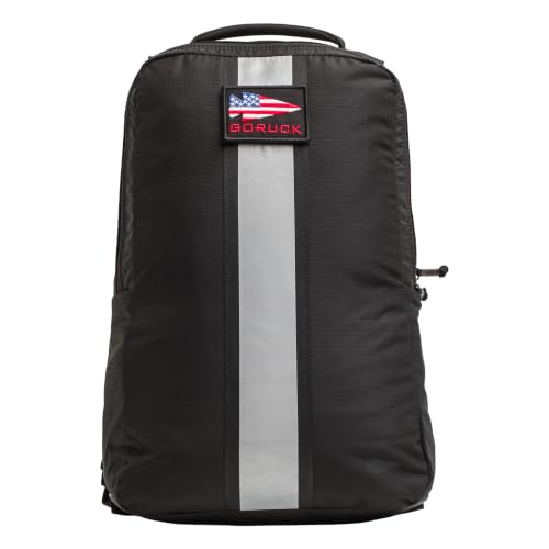 Black GORUCK Basic Rucker Tactical Backpack - Durable MOLLE Daypack