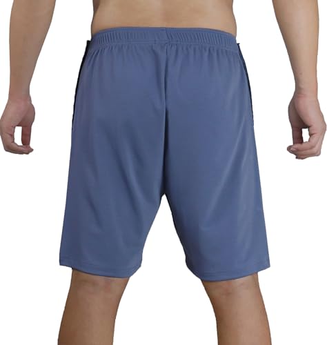 Post Surgery Tear Away Shorts for Men X-Large Light Blue - Knee & Leg Support Pants