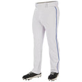 Champro Boys' Triple Crown 2.0 Open Bottom Baseball Pants - Large, White/Royal
