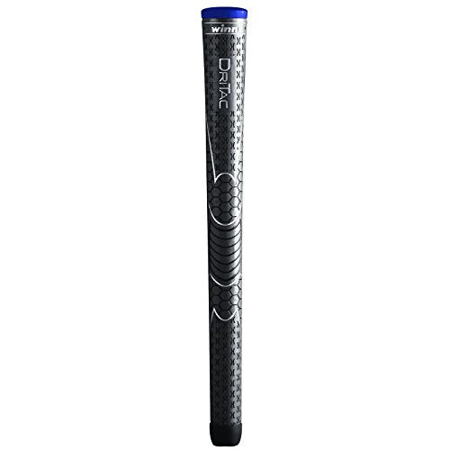 Winn Midsize Dark Gray Golf Grip Bundle - 9 Round Men’s Club Grips