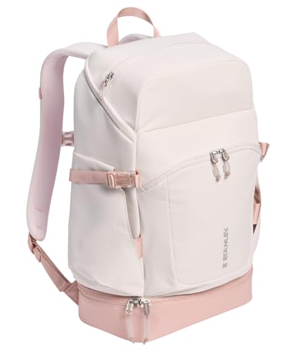 Stanley Vitalize Backpack with Rose Quartz Design & Expandable Storage - Fits Stanley Drinkware