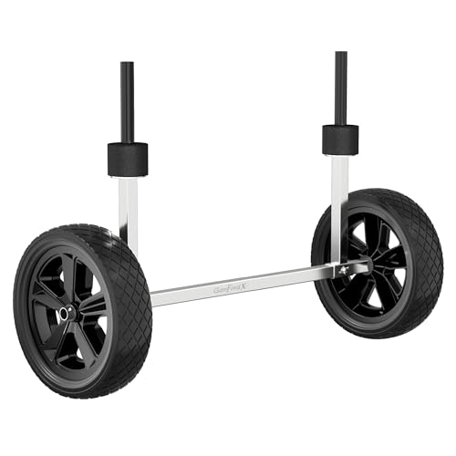 GanFindX 11 Inch Kayak Cart with Heavy Duty Stainless Steel Frame Supports 240 lbs