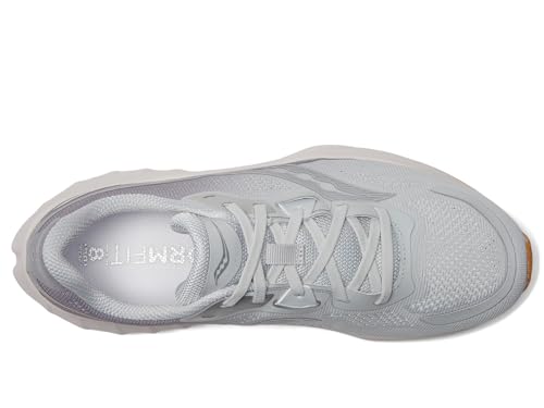 Saucony Tide 2 Running Shoes - Lightweight, Fast Fit, Silver 8.5