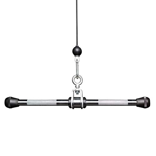 REP Fitness Straight Bar Pro Style for Lat Pulldown & Cable Machine Attachments