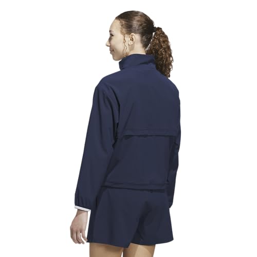 adidas Women's Large Collegiate Navy Go-To Quarter-Zip Jacket - Activewear