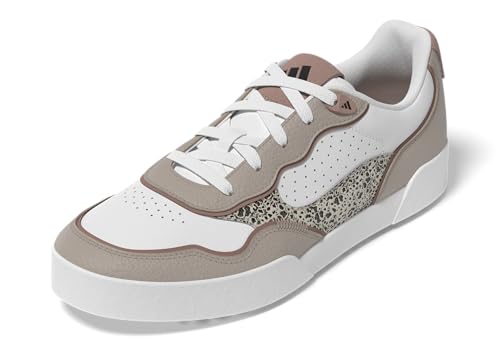 adidas Women's Retrocross 25 Spikeless Golf Shoes White/Wonder Taupe/Warm Clay - Size Options