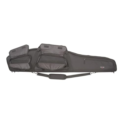 Allen Tactical Rifle Case 55IN Black — Padded Scoped Gun Bag with Suppressor Pocket