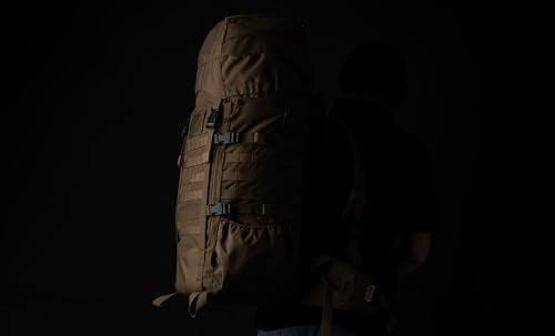 75L Camo Tactical Backpack with Internal Frame, MOLLE & Hydration System - Backferry