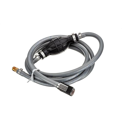 Marine Fuel Line Assembly 8 Ft with Primer Bulb for Outboards