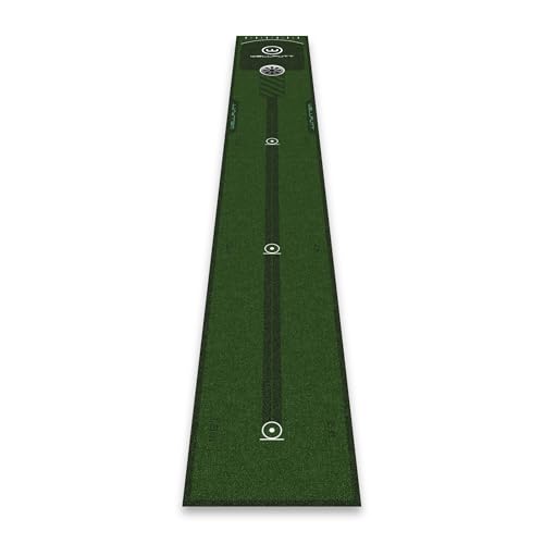 Wellputt Essential 8ft Golf Putting Mat with Alignment Lines for Indoor Practice