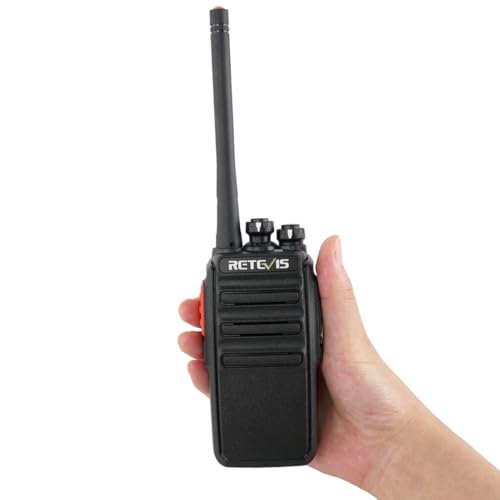 Retevis H-777S Two Way Radios Rechargeable, Walkie Talkies Long Range, 2 Way Radio, VOX Handsfree, Durable, for Worker Office Camping Hiking(4 Pack)