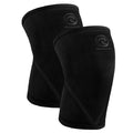 Rehband Classic 7mm V Knee Sleeve for Weightlifting, Powerlifting, Crossfit - Medium / Carbon Black