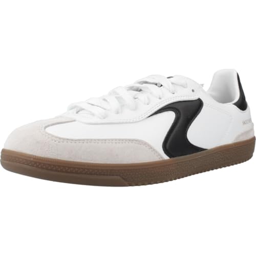 Skechers Women's Hotshot Kickoff Sneakers - White Black 6.5