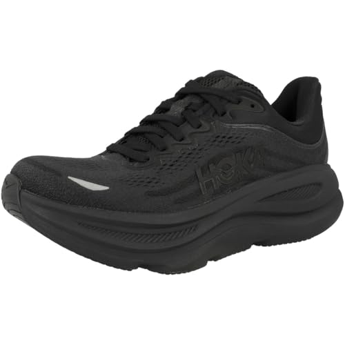 Hoka Womens Bondi 9 Running Shoes - Black/Black