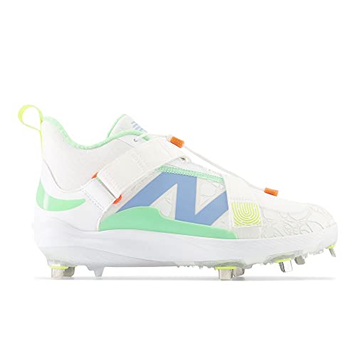 New Balance Men's FuelCell Lindor V2 Baseball Cleats - 11.5 Optic White/Neon Dragonfly/Electric Jade