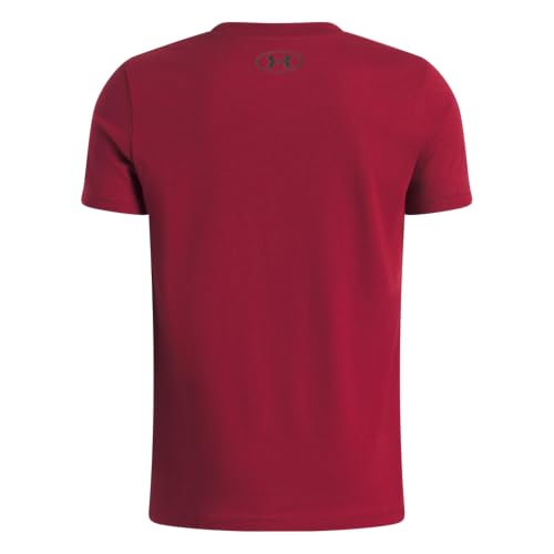 Under Armour Boys' Global Foundation Short Sleeve T-Shirt - Medium / Cardinal / Black