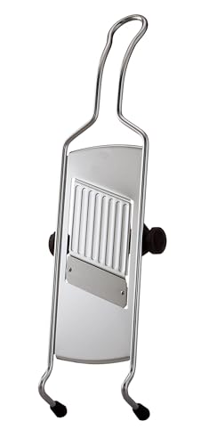 Stainless Steel Food Slicer Mandoline with Adjustable Thickness and Hand Guard - Rösle
