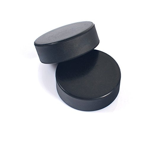 Bulk Hockey Pucks 50 Count for Ice Hockey Training & Competition - Durable Rubber