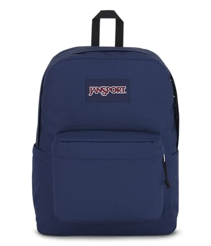 JanSport Superbreak Backpack Navy Durable Lightweight School Bag