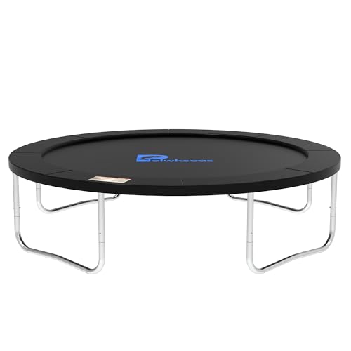 16FT Trampoline Safety Pad Replacement Waterproof Tear-Resistant Spring Cover Black
