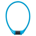 Blue Bike Cable Lock with 4-Digit Combination Anti-Theft Lightweight 1.83ft