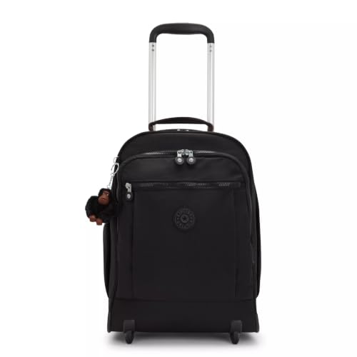 Kipling Women's Gaze Large Rolling Backpack - True Black, 8.25 x 17.25 x 12.25 inches